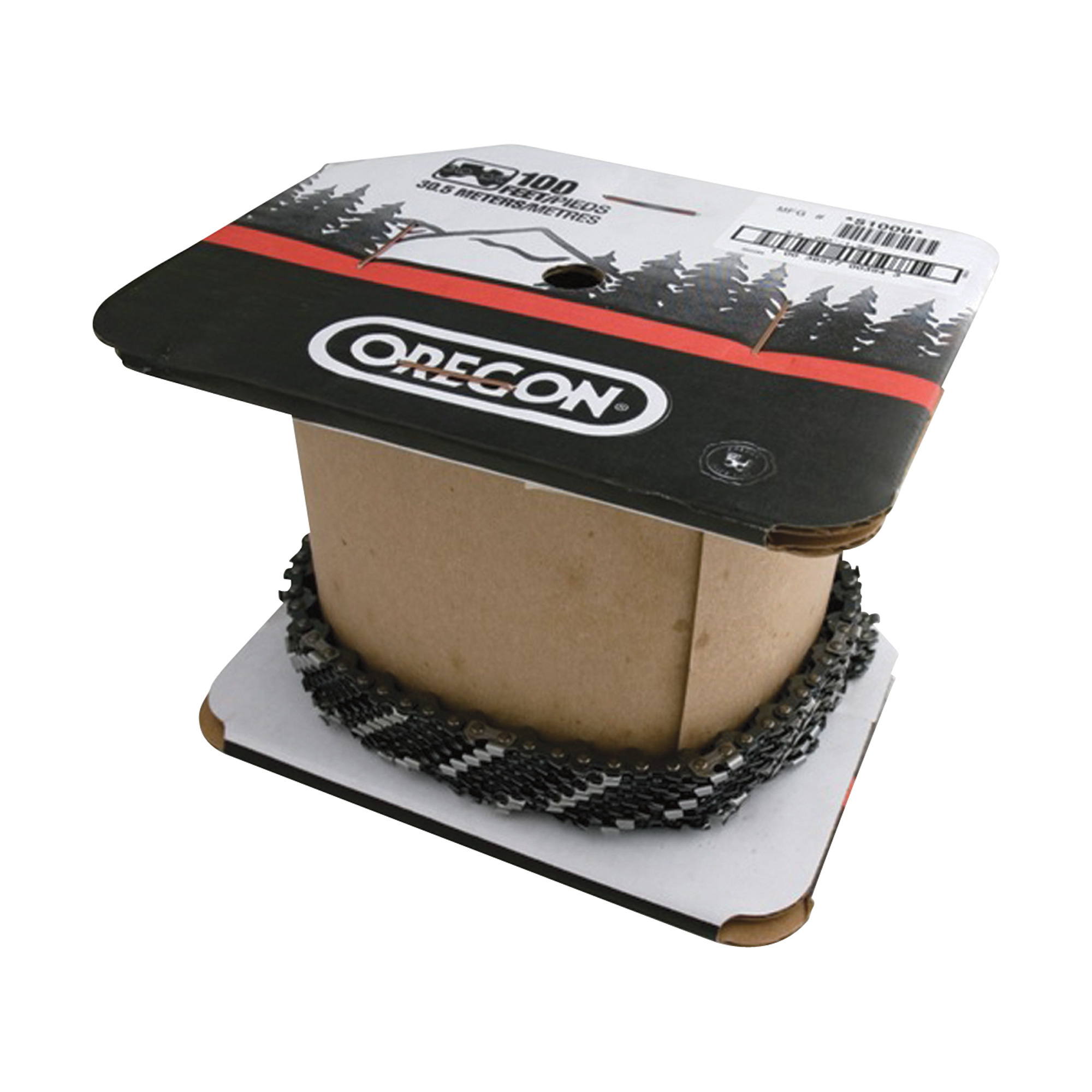Oregon Chainsaw Chain, 100ft. Roll, 0.325in. Pitch, 0.050in. Gauge, Model# 20LPX100U